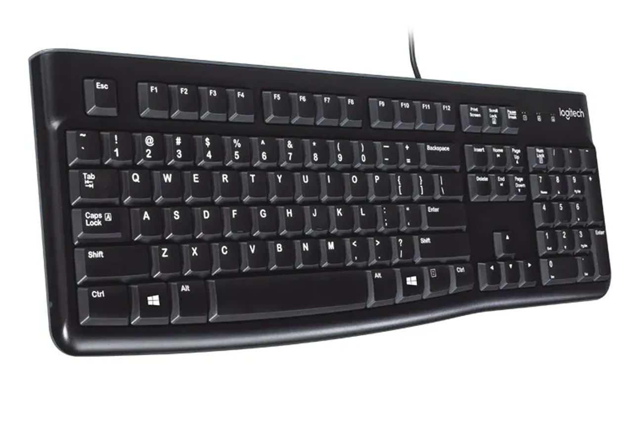 Teclado Usb Logitech K1 Ideal Pc Negro Espanol N Pardohogar