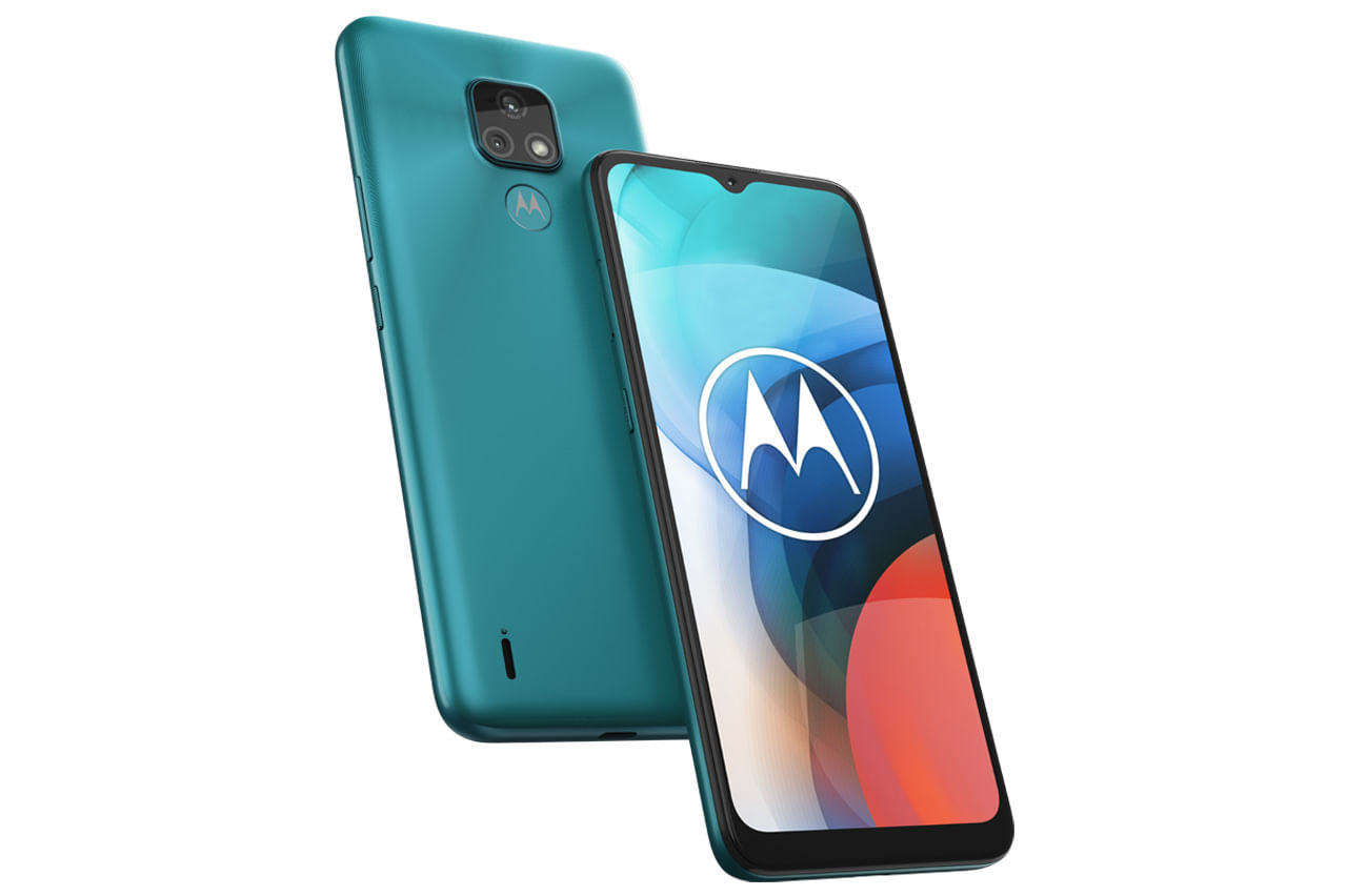 MOTO E7 XT2095-1 AZUL AQUA MOTOROLA - pardohogar