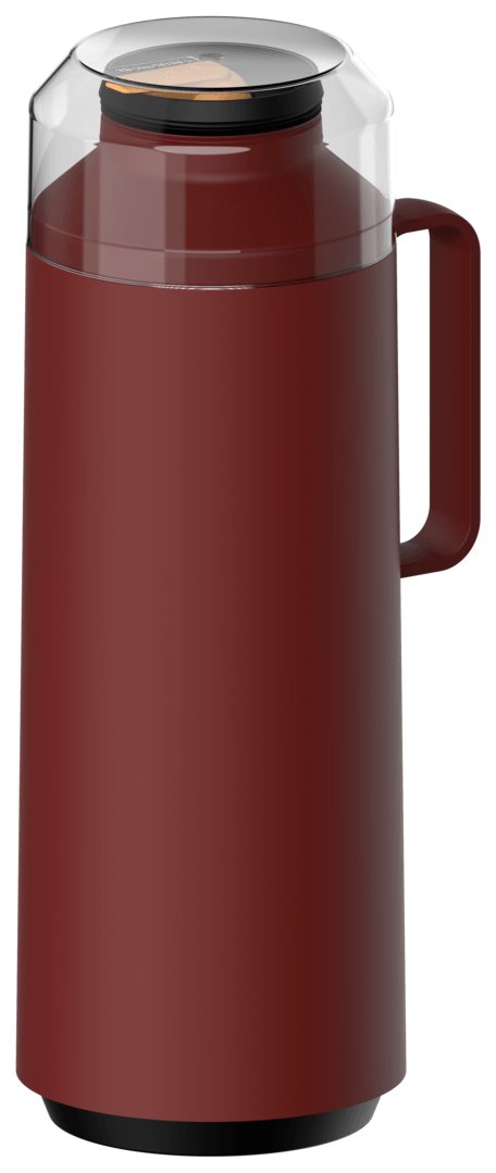 Termo Exata de Plástico Rojo con Pico Vertedor 1L